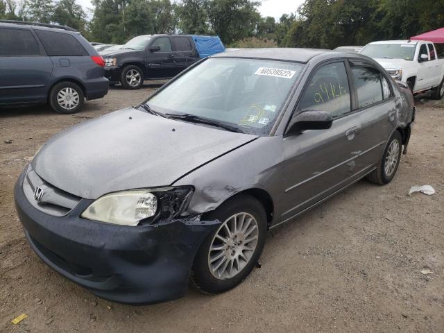 Photo 2 from auction – 2005 HONDA CIVIC LX with VIN 2HGES16545H557345