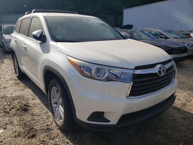 TOYOTA HIGHLANDER 2015 with VIN 5TDZKRFH2FS098036 - Photo from auction