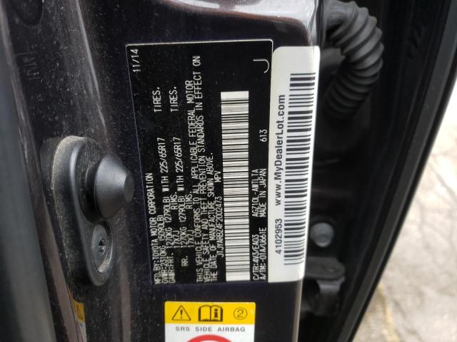 Photo 10 from auction – 2015 LEXUS NX 200T with VIN JTJYARBZ4F2002473