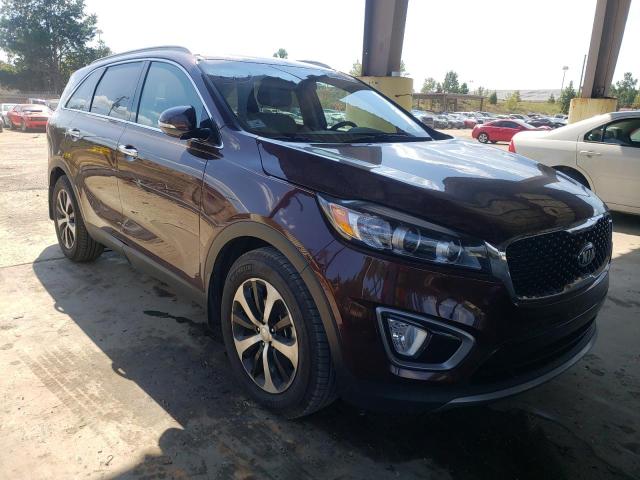 KIA SORENTO EX 2016 with VIN 5XYPH4A57GG132864 - Photo from auction