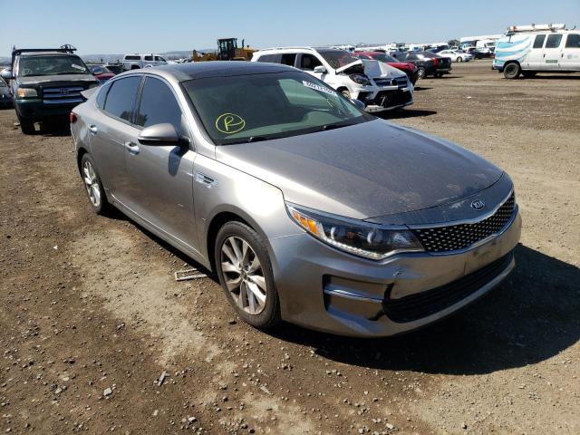 KIA OPTIMA EX 2016 with VIN 5XXGU4L36GG073785 - Photo from auction