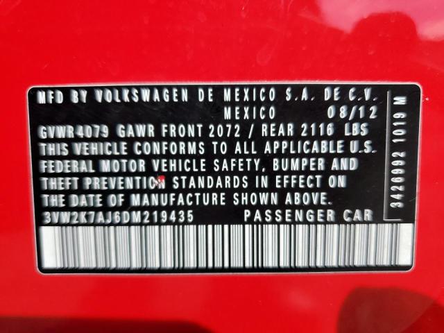 Photo 10 from auction – 2013 VOLKSWAGEN JETTA BASE with VIN 3VW2K7AJ6DM219435