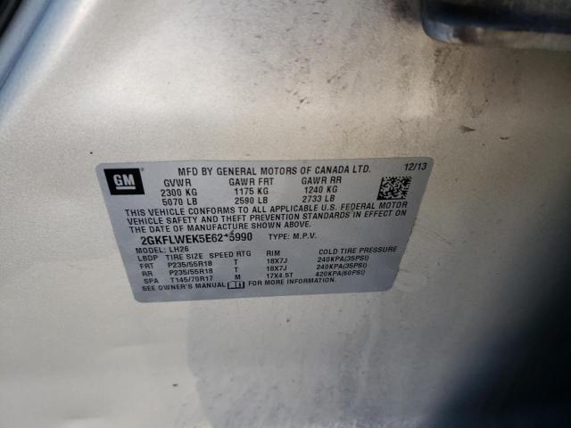 Photo 10 from auction – 2014 GMC TERRAIN SL with VIN 2GKFLWEK5E6215990