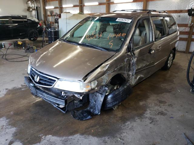 Photo 2 from auction – 2003 HONDA ODYSSEY EX with VIN 5FNRL18073B144689