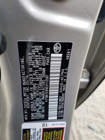 Photo 10 from auction – 2014 TOYOTA AVALON BAS with VIN 4T1BK1EB9EU113587