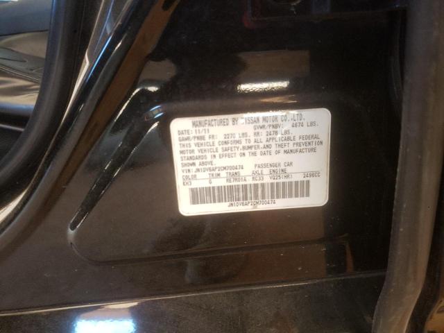 Photo 10 from auction – 2012 INFINITI G25 with VIN JN1DV6AP2CM700474