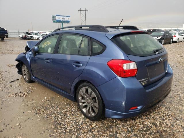 Photo 3 from auction – 2013 SUBARU IMPREZA SP with VIN JF1GPAR6XD2876842