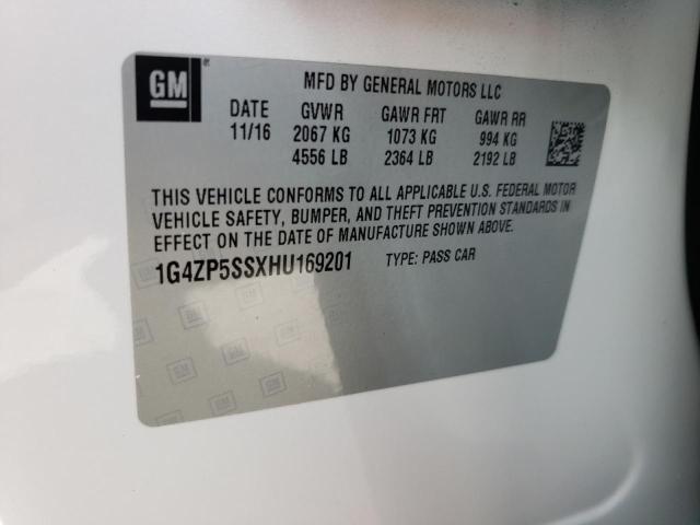 Photo 10 from auction – 2017 BUICK LACROSSE E with VIN 1G4ZP5SSXHU169201