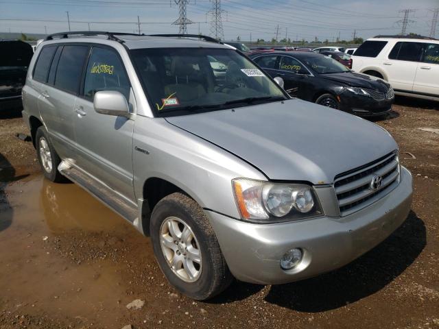 TOYOTA HIGHLANDER 2002 with VIN JTEHF21AX20085433 - Photo from auction