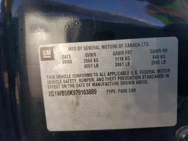 Photo 10 from auction – 2007 CHEVROLET IMPALA LS with VIN 2G1WB58K979163889
