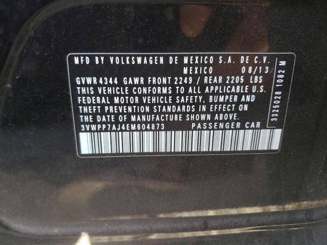Photo 10 from auction – 2014 VOLKSWAGEN JETTA S with VIN 3VWPP7AJ4EM604873