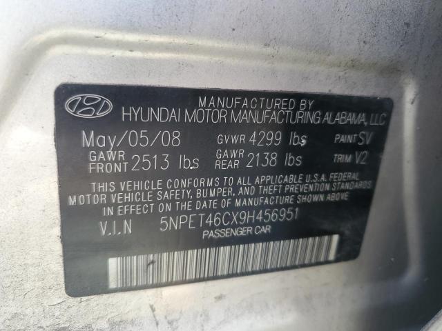 Photo 10 from auction – 2009 HYUNDAI SONATA with VIN 5NPET46CX9H456951