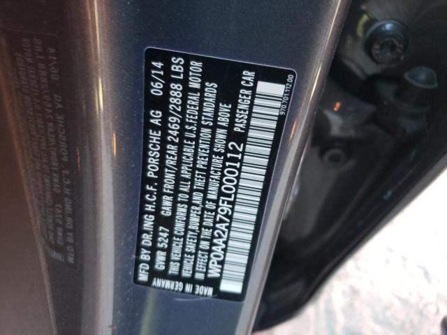 Photo 10 from auction – 2015 PORSCHE PANAMERA 2 with VIN WP0AA2A79FL000112