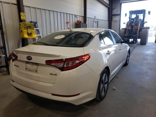Photo 4 from auction – 2013 KIA OPTIMA HYB with VIN KNAGM4ADXD5059686