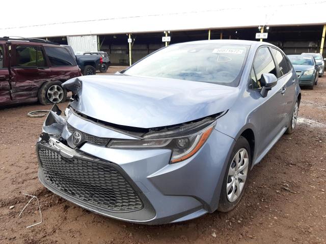 Photo 2 from auction – 2020 TOYOTA COROLLA LE with VIN JTDEPRAE4LJ105980