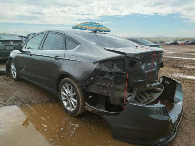Photo 3 from auction – 2017 FORD FUSION SE with VIN 3FA6P0H75HR297291
