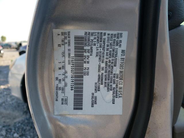 Photo 10 from auction – 2001 FORD TAURUS SES with VIN 1FAFP55U71G191266