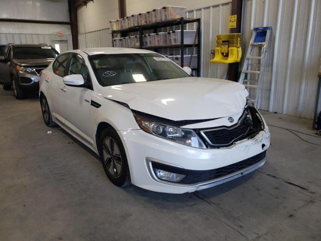 KIA OPTIMA HYB 2013 with VIN KNAGM4ADXD5059686 - Photo from auction