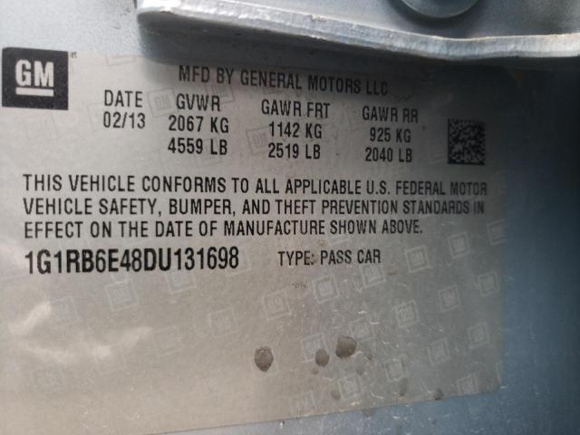 Photo 10 from auction – 2013 CHEVROLET VOLT with VIN 1G1RB6E48DU131698