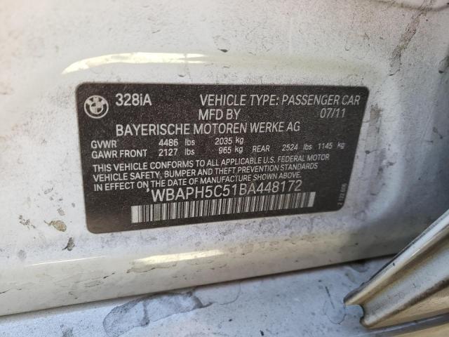 Photo 10 from auction – 2011 BMW 328 I SULE with VIN WBAPH5C51BA448172