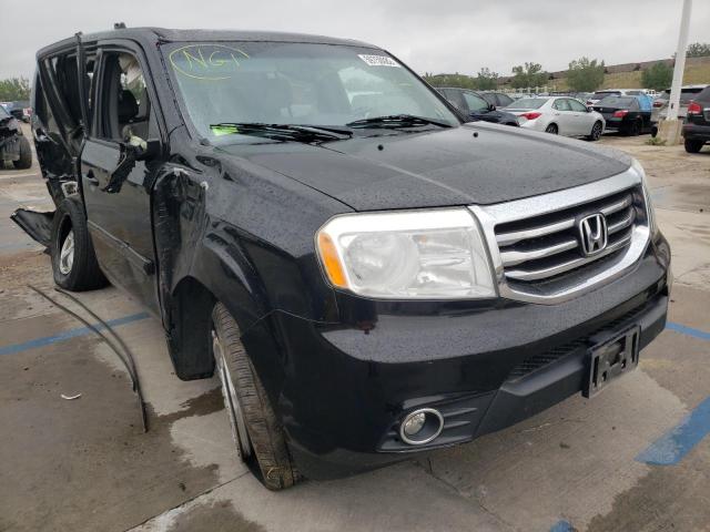 HONDA PILOT EX-L 2014 with VIN 5FNYF4H50EB016202 - Photo from auction