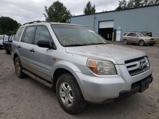 HONDA PILOT LX 2007 with VIN 2HKYF181X7H508073 - Photo from auction