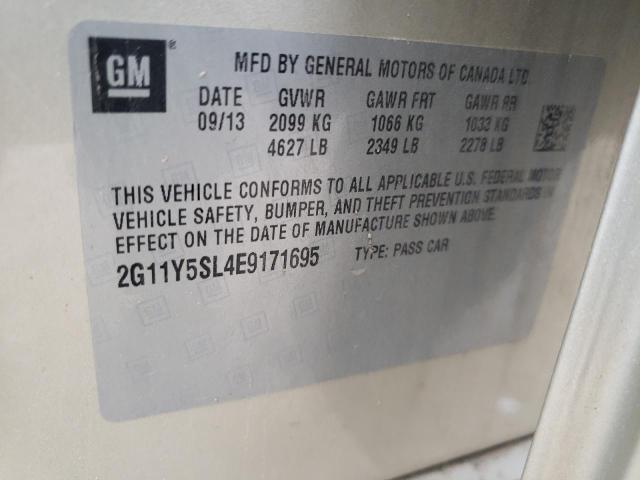 Photo 10 from auction – 2014 CHEVROLET IMPALA LS with VIN 2G11Y5SL4E9171695