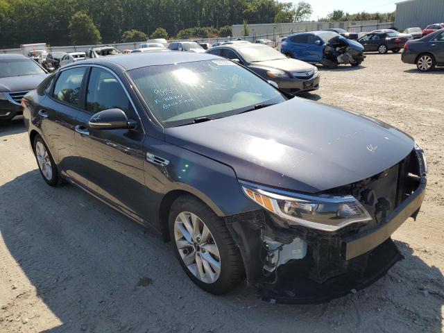 KIA OPTIMA LX 2018 with VIN 5XXGT4L38JG200367 - Photo from auction