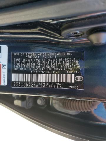 Photo 10 from auction – 2014 TOYOTA CAMRY L with VIN 4T1BF1FK4EU391123