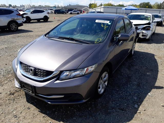 Photo 2 from auction – 2015 HONDA CIVIC LX with VIN 19XFB2F53FE286199