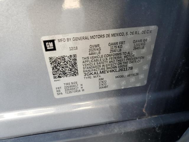 Photo 10 from auction – 2019 GMC TERRAIN SL with VIN 3GKALMEV4KL261178