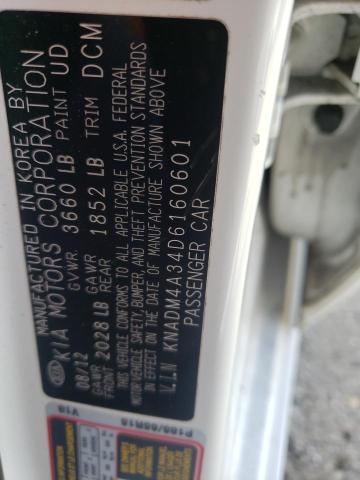Photo 10 from auction – 2013 KIA RIO LX with VIN KNADM4A34D6160601