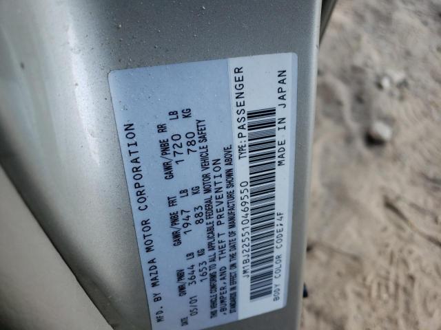 Photo 10 from auction – 2001 MAZDA PROTEGE with VIN JM1BJ225510469550