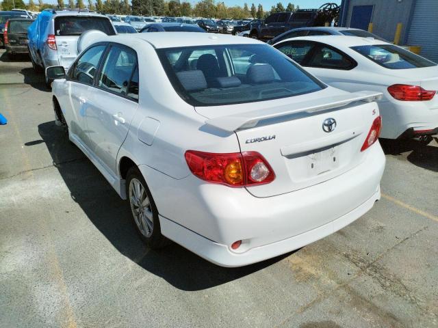 Photo 3 from auction – 2009 TOYOTA COROLLA BA with VIN 1NXBU40E59Z119356
