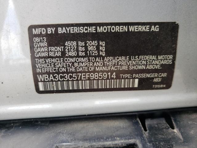 Photo 10 from auction – 2014 BMW 320 I XDRI with VIN WBA3C3C57EF985914