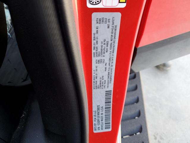 Photo 10 from auction – 2021 RAM 1500 TRX with VIN 1C6SRFU91MN738870