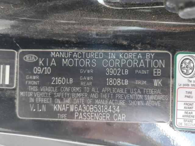 Photo 10 from auction – 2011 KIA FORTE SX with VIN KNAFW6A30B5318434