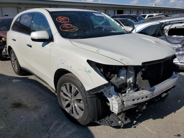 ACURA MDX TECHNO 2014 with VIN 5FRYD4H46EB035042 - Photo from auction