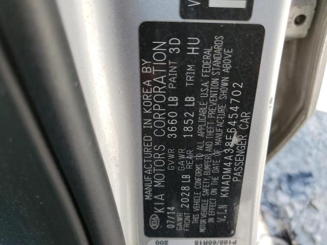 Photo 10 from auction – 2015 KIA RIO LX with VIN KNADM4A38F6454702