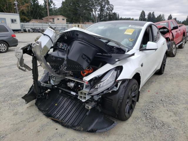 Photo 2 from auction – 2022 TESLA MODEL Y with VIN 7SAYGDEE1NF507396