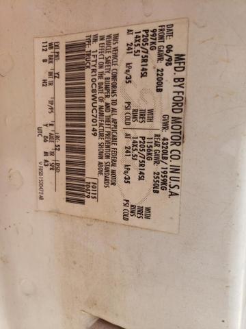 Photo 10 from auction – 1998 FORD RANGER with VIN 1FTYR10C8WUC70149