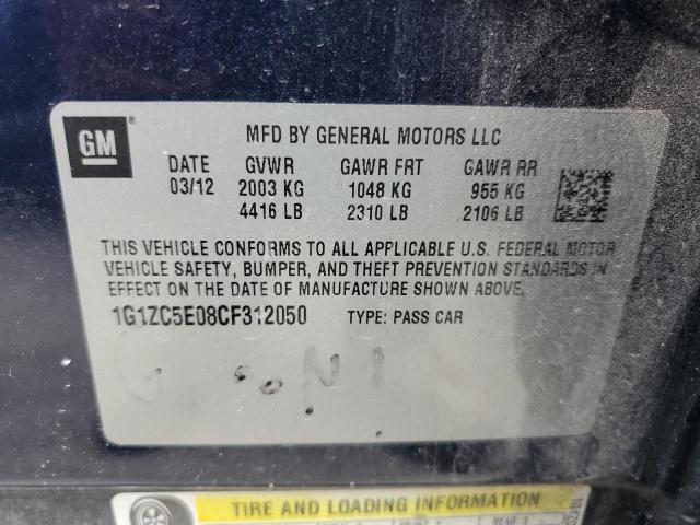 Photo 10 from auction – 2012 CHEVROLET MALIBU 1LT with VIN 1G1ZC5E08CF312050