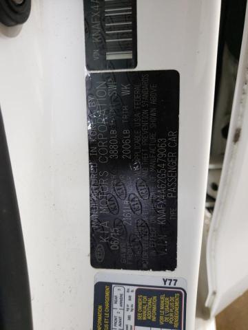 Photo 10 from auction – 2016 KIA FORTE LX with VIN KNAFX4A62G5479063