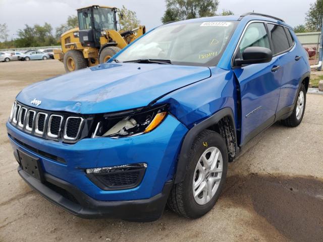 Photo 2 from auction – 2020 JEEP COMPASS SP with VIN 3C4NJCAB6LT126441