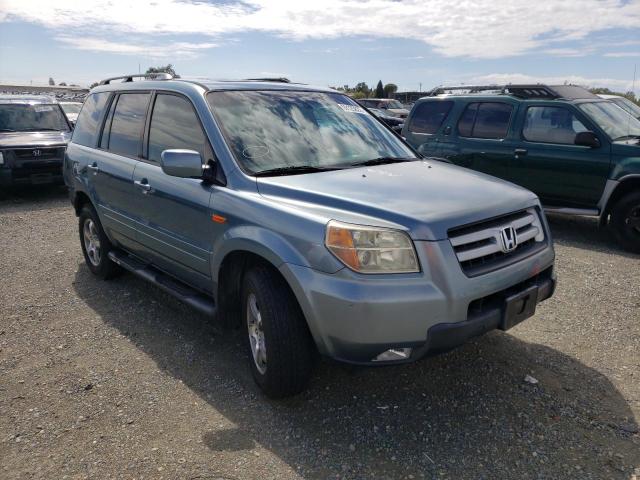 HONDA PILOT EX 2006 with VIN 2HKYF18756H525902 - Photo from auction
