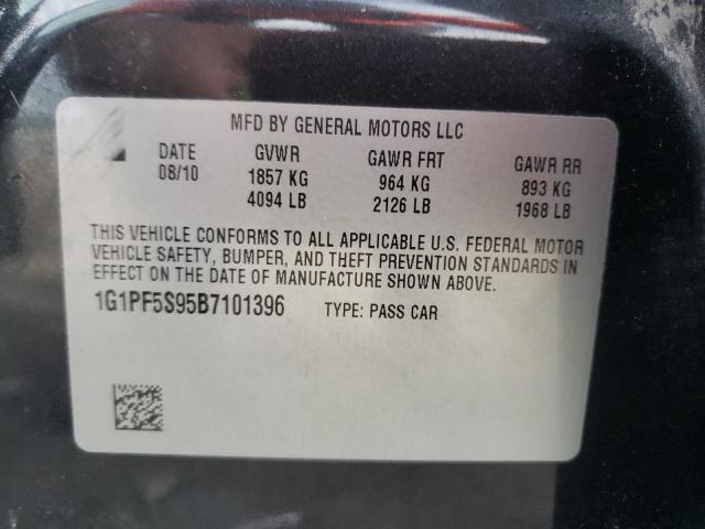 Photo 10 from auction – 2011 CHEVROLET CRUZE LT with VIN 1G1PF5S95B7101396
