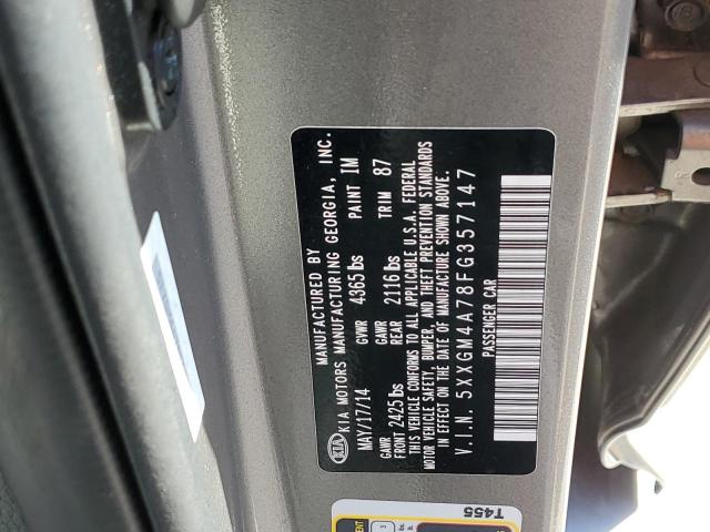 Photo 10 from auction – 2015 KIA OPTIMA LX with VIN 5XXGM4A78FG357147