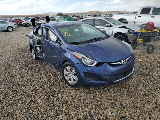 HYUNDAI ELANTRA SE 2016 with VIN 5NPDH4AE5GH729412 - Photo from auction