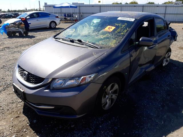 Photo 2 from auction – 2015 HONDA CIVIC LX with VIN 2HGFB2F5XFH535281