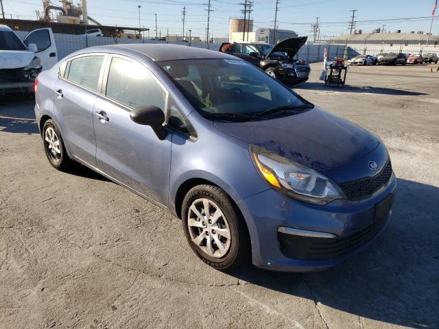 KIA RIO LX 2016 with VIN KNADM4A30G6547067 - Photo from auction